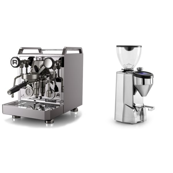 Rocket Espresso Mozzafiato FAST R + Rocket Espresso SUPER FAUSTO, chrome