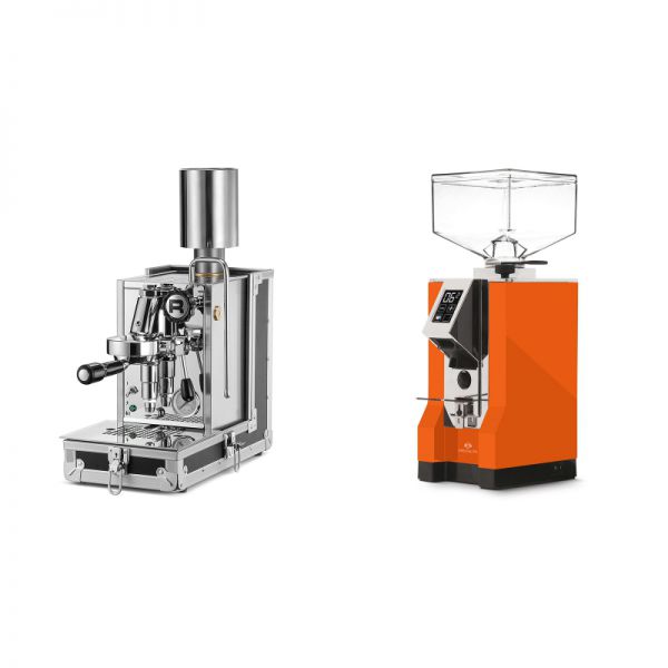 Rocket Espresso Porta Via + Eureka Mignon Specialita, CR orange