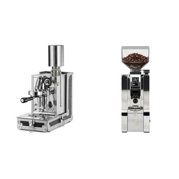 Rocket Espresso Porta Via + Eureka Mignon XL, CR chrome