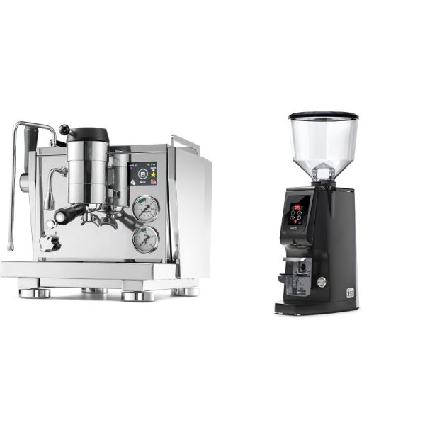 Rocket Espresso R NINE ONE + Eureka Atom W 65, black