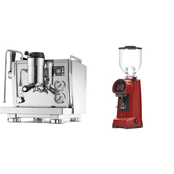 Rocket Espresso R NINE ONE + Eureka Helios 75, ferrari red