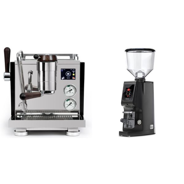 Rocket Espresso R NINE ONE Edizione Speciale + Eureka Atom W 65, black