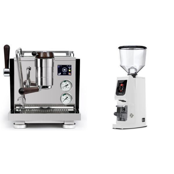 Rocket Espresso R NINE ONE Edizione Speciale + Eureka Atom W 65, white