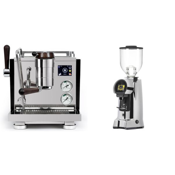 Rocket Espresso R NINE ONE Edizione Speciale + Eureka Helios 75, chrome