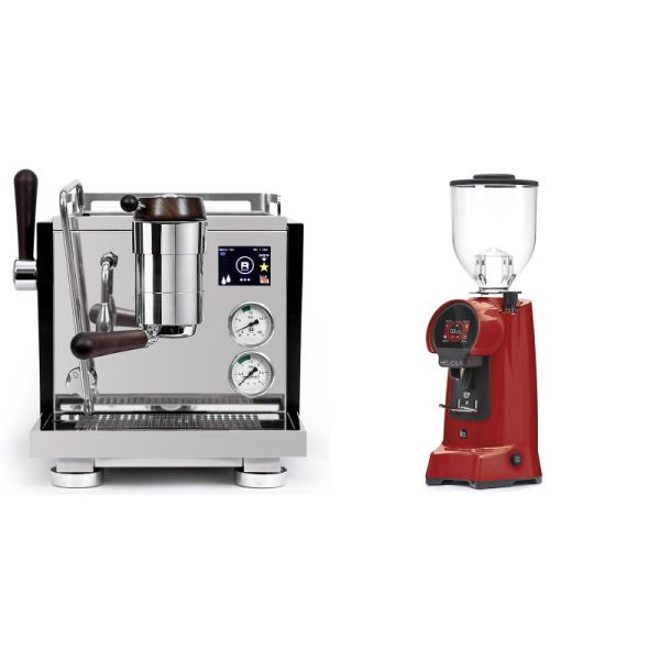 Rocket Espresso R NINE ONE Edizione Speciale + Eureka Helios 75, ferrari red