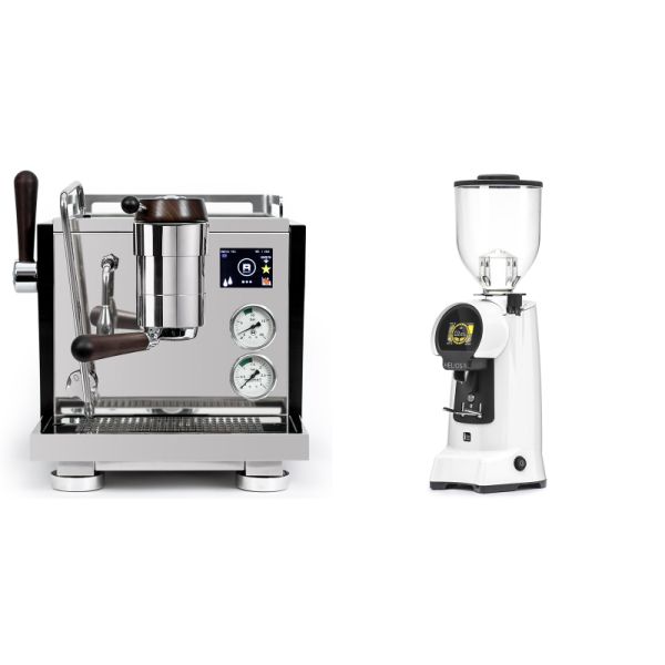 Rocket Espresso R NINE ONE Edizione Speciale + Eureka Helios 75, white