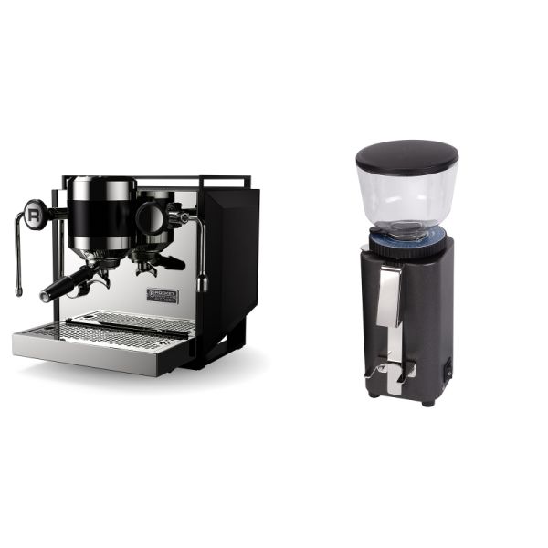 Rocket Espresso Bicocca, black + ECM C-Manuale 54, anthracite