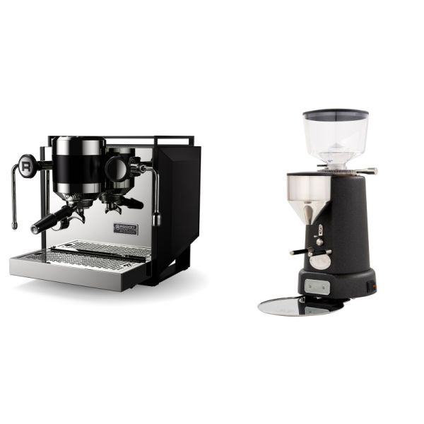 Rocket Espresso Bicocca, black + ECM V-Titan 64, anthracite