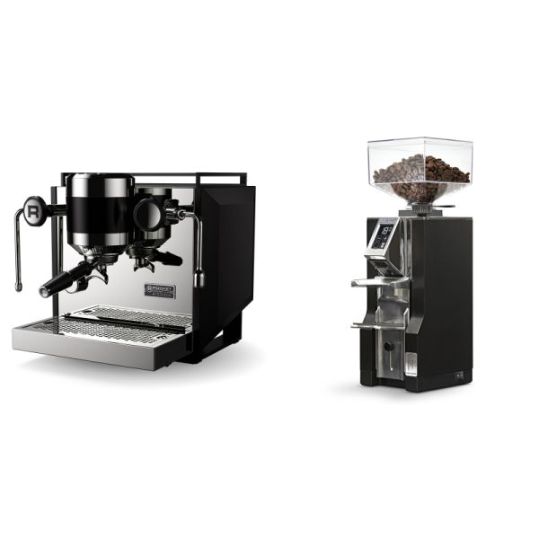 Rocket Espresso Bicocca, black + Eureka Mignon Libra, CR black