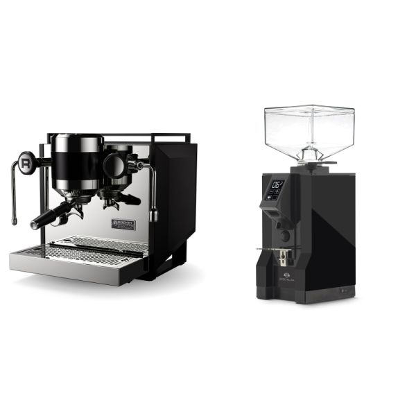 Rocket Espresso Bicocca, black + Eureka Mignon Specialita, BL black