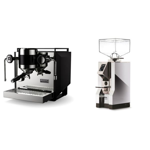 Rocket Espresso Bicocca, black + Eureka Mignon Turbo, CR chrome