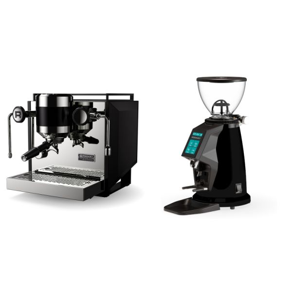 Rocket Espresso Bicocca, black + Rocket Espresso SPLUGA, black