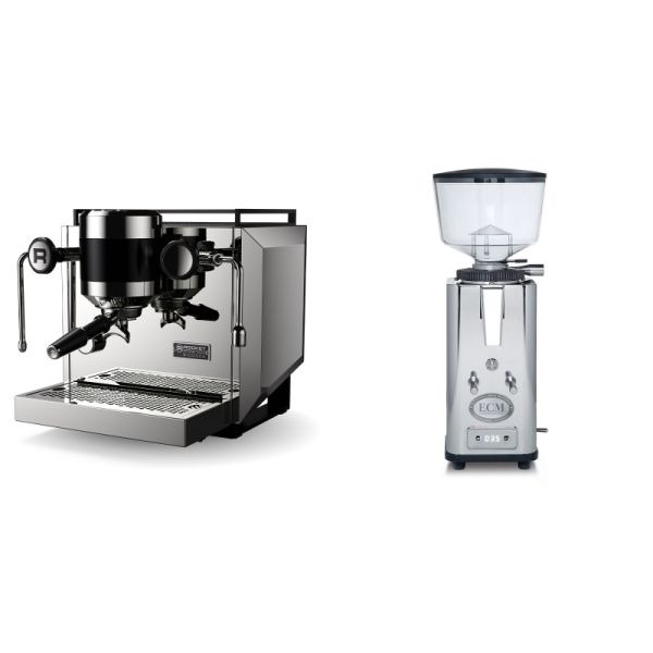 Rocket Espresso Bicocca, stainless silver + ECM S-Automatik 64