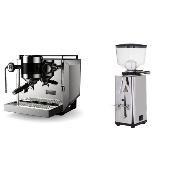 Rocket Espresso Bicocca, stainless silver + ECM S-Manuale 64