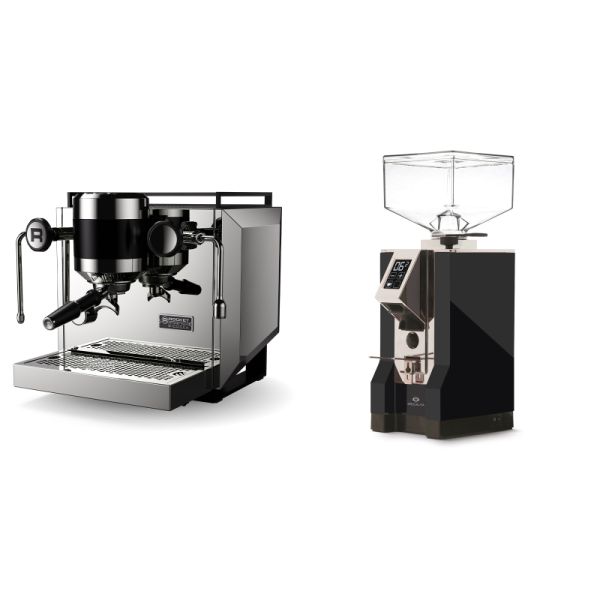 Rocket Espresso Bicocca, stainless silver + Eureka Mignon Specialita, CR black