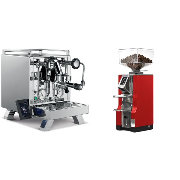 Rocket Espresso R 58 Cinquantotto + Eureka Mignon Libra, CR ferrari red