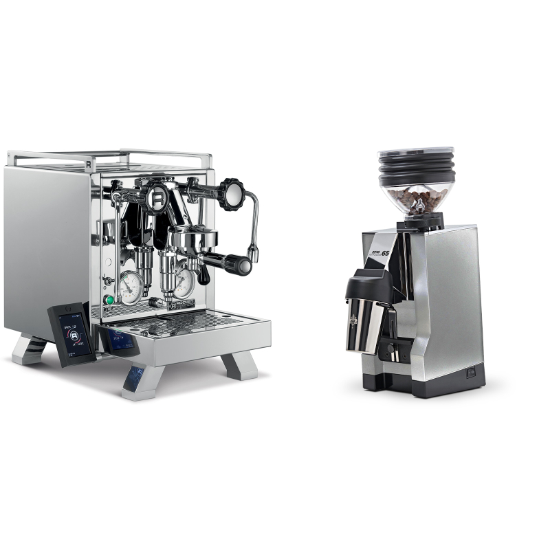 Rocket Espresso R 58 Cinquantotto + Eureka Mignon Zero 65 All Purpose, CR chrome