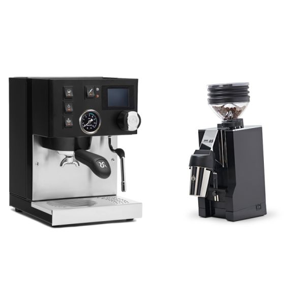 Rancilio Silvia BC PID, black + Eureka Mignon Zero 65 All Purpose, CR black