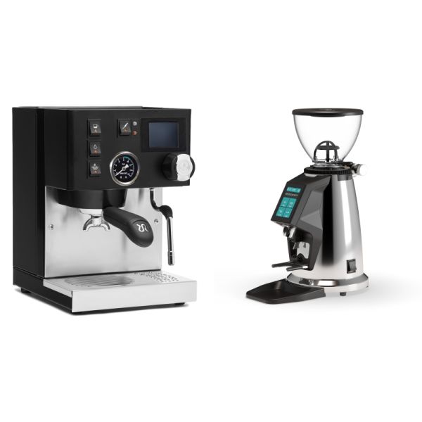 Rancilio Silvia BC PID, black + Rocket Espresso SPLUGA, chrome