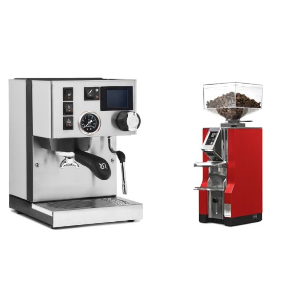 Rancilio Silvia BC PID + Eureka Mignon Libra, CR ferrari red