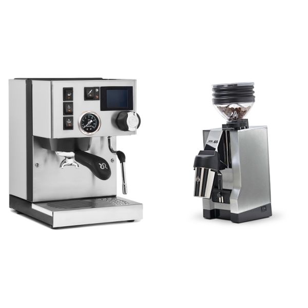 Rancilio Silvia BC PID + Eureka Mignon Zero 65 All Purpose, CR chrome