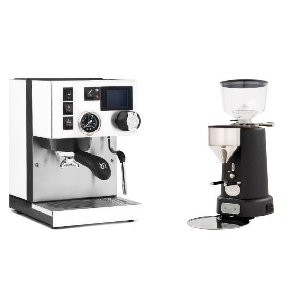 Rancilio Silvia BC PID, white + ECM V-Titan 64, anthracite