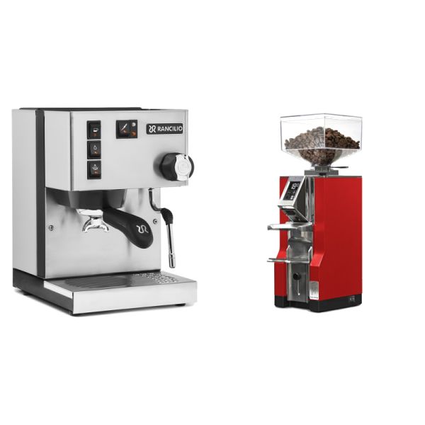 Rancilio Silvia BC + Eureka Mignon Libra, CR ferrari red