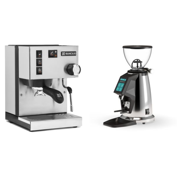 Rancilio Silvia BC + Rocket Espresso SPLUGA, chrome