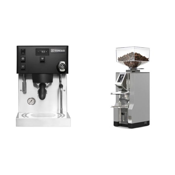 Rancilio Silvia PRO X, black + Eureka Mignon Libra, CR grey