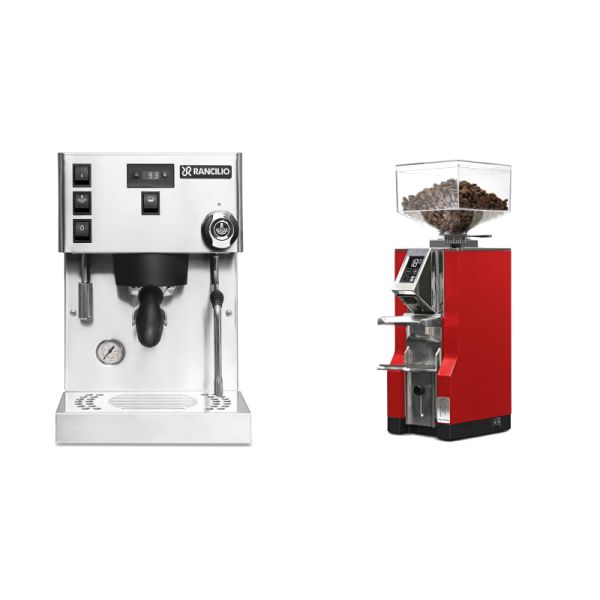 Rancilio Silvia PRO X + Eureka Mignon Libra, CR ferrari red