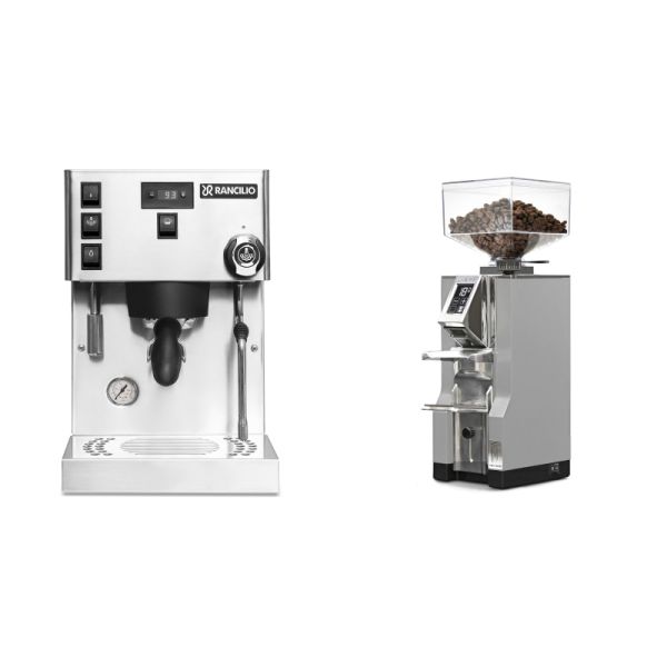 Rancilio Silvia PRO X + Eureka Mignon Libra, CR grey