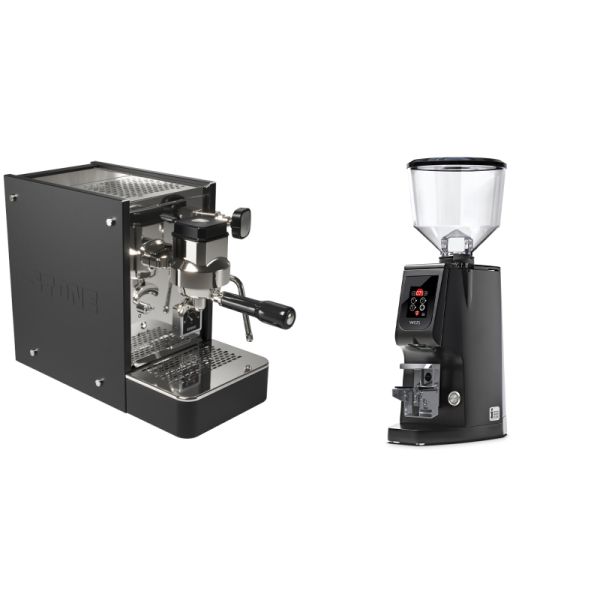 Stone Espresso Lite Black + Eureka Atom W 65, black