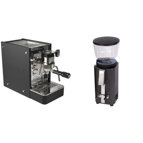 Stone Espresso Lite Black + ECM C-Manuale 54, anthracite