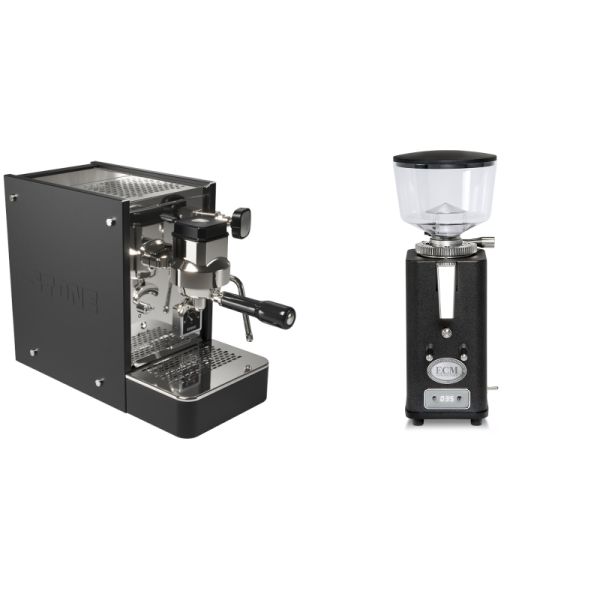 Stone Espresso Lite Black + ECM S-Automatik 64, anthracite