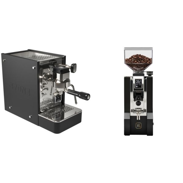 Stone Espresso Lite Black + Eureka Mignon XL, CR black