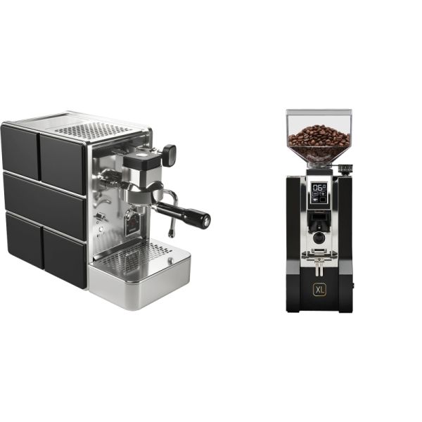 Stone Espresso Mine Black + Eureka Mignon XL, CR black