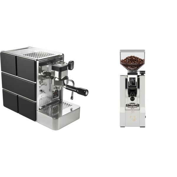 Stone Espresso Mine Black + Eureka Mignon XL, CR white