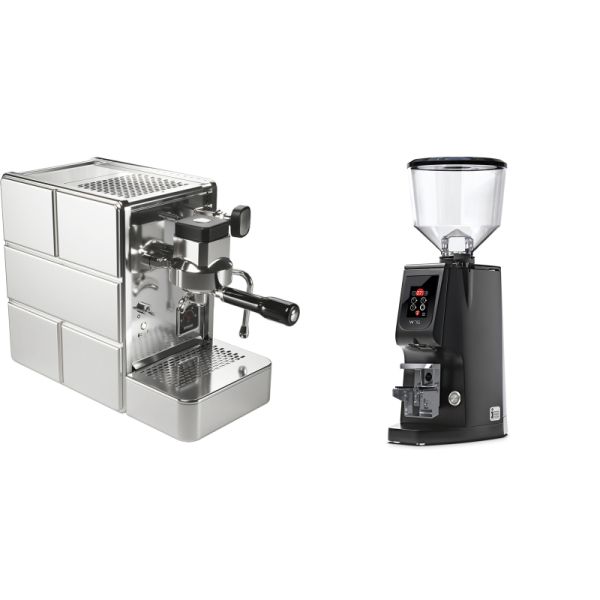 Stone Espresso Mine Premium + Eureka Atom W 75, black