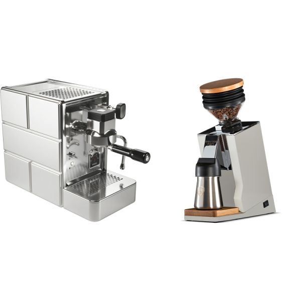 Stone Espresso Mine Premium + Eureka Mignon Single Dose PRO, White & Oak