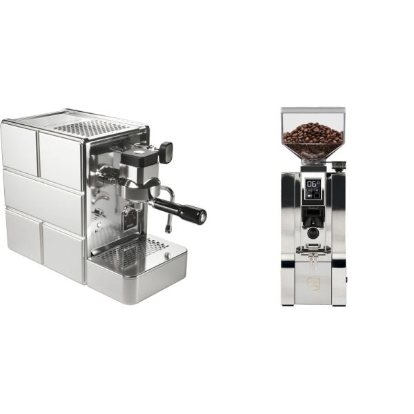 Stone Espresso Mine Premium + Eureka Mignon XL, CR chrome