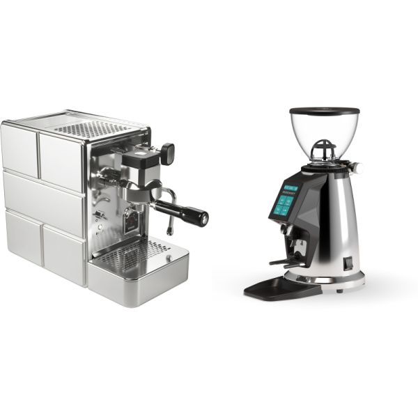 Stone Espresso Mine Premium + Rocket Espresso SPLUGA, chrome