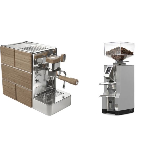 Stone Espresso Mine Premium Wood + Eureka Mignon Libra, CR grey