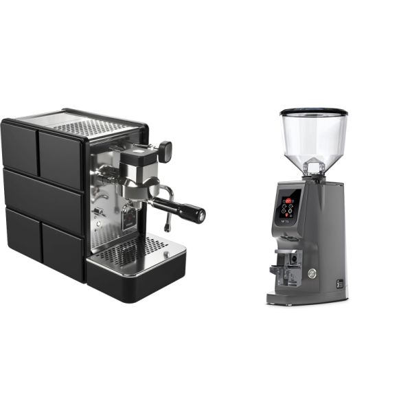 Stone Espresso Plus + Eureka Atom W 75, grey