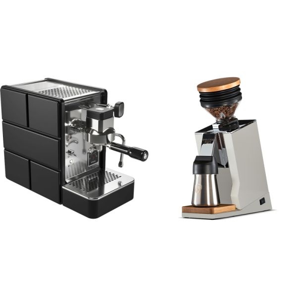 Stone Espresso Plus + Eureka Mignon Single Dose PRO, White & Oak