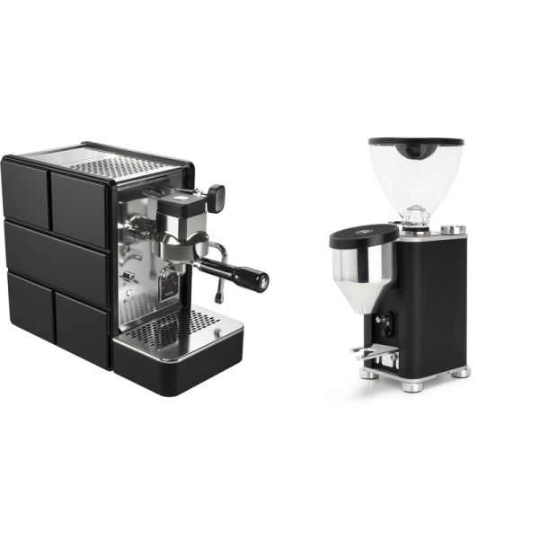 Stone Espresso Plus + Rocket Espresso GIANNINO, black/chrome