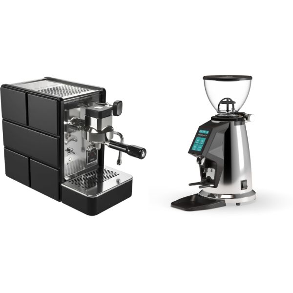 Stone Espresso Plus + Rocket Espresso SPLUGA, chrome