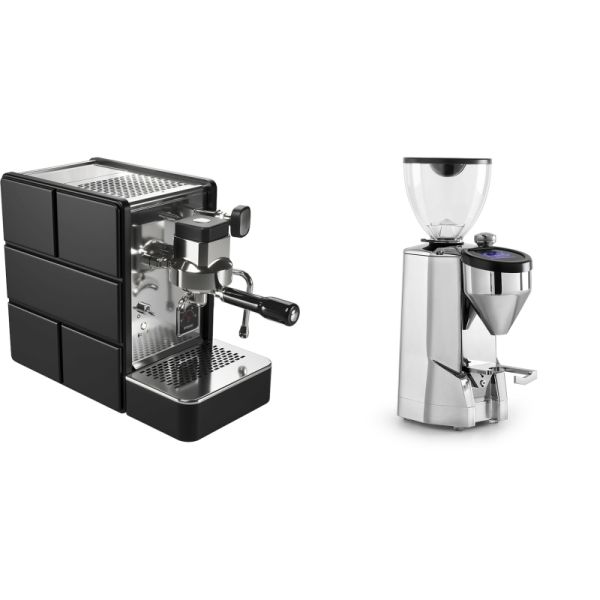 Stone Espresso Plus + Rocket Espresso SUPER FAUSTO, chrome