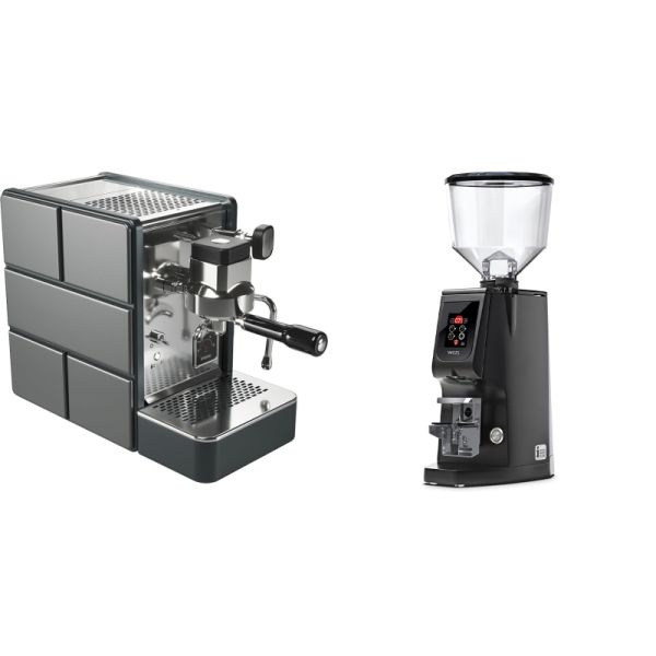 Stone Espresso Pure + Eureka Atom W 65, black