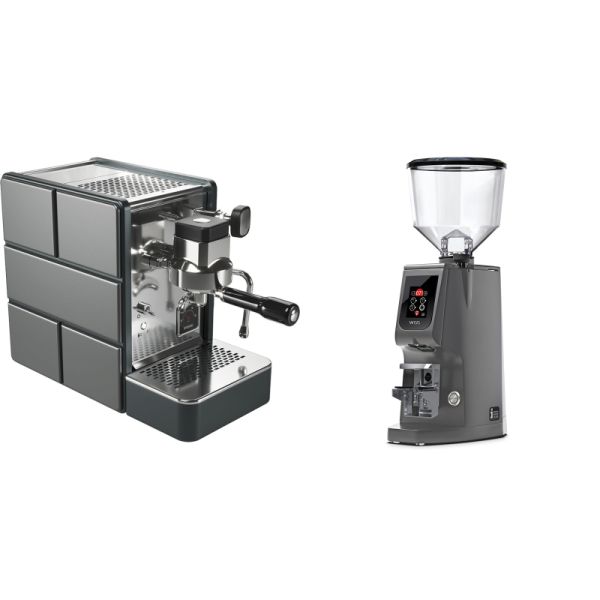 Stone Espresso Pure + Eureka Atom W 65, grey