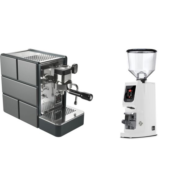 Stone Espresso Pure + Eureka Atom W 65, white